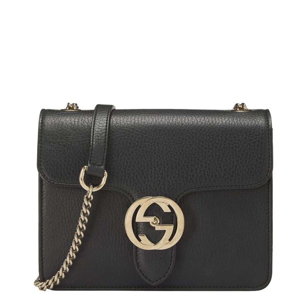 Gucci Red Leather Interlocking Crossbody Small (Authentic Pre-Loved)